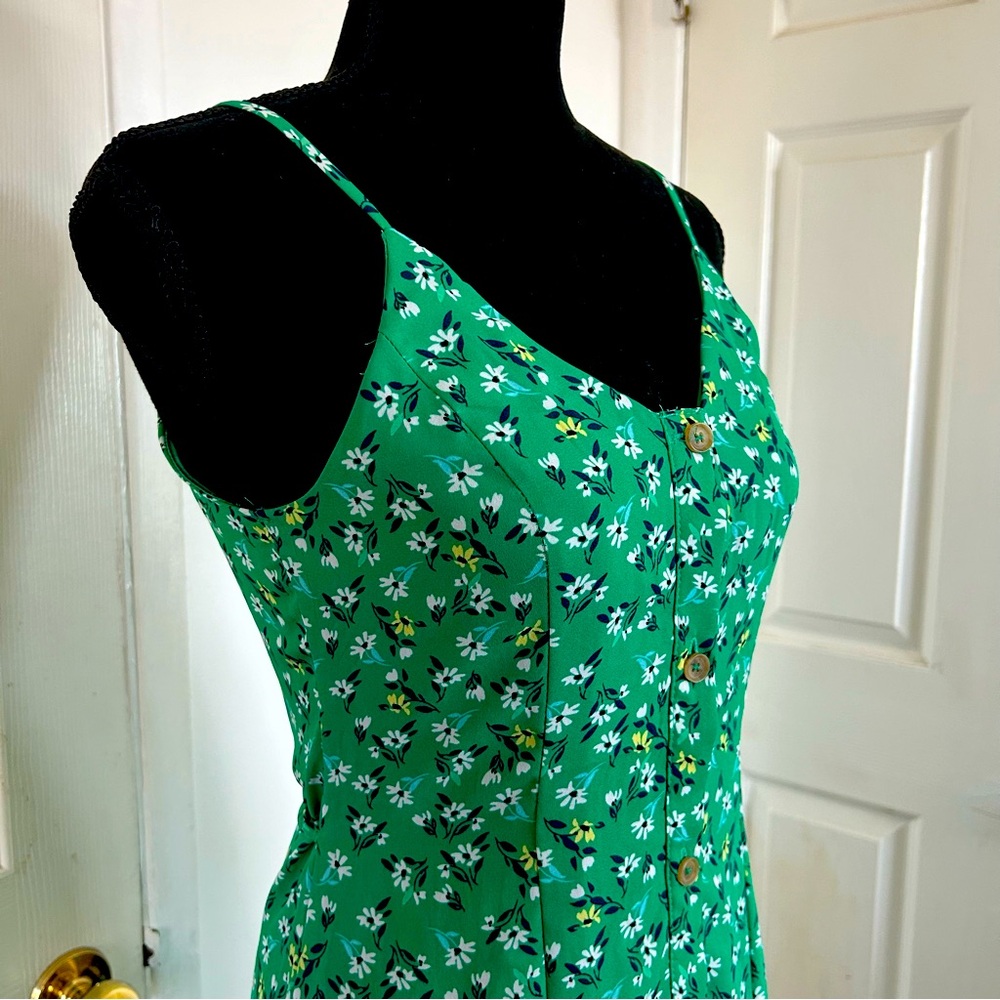 Green Floral Sundress